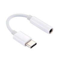 Καλώδιο USB Type-C σε 3,5mm θηλυκό, POWERTECH CAB-UC029, CM119B, λευκό